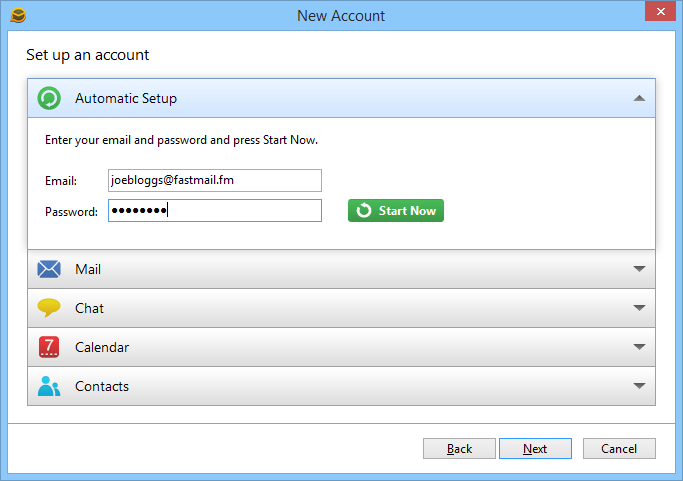 Set up new account em client cisco network simulator software