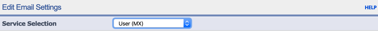 Enom DNS email dropdown